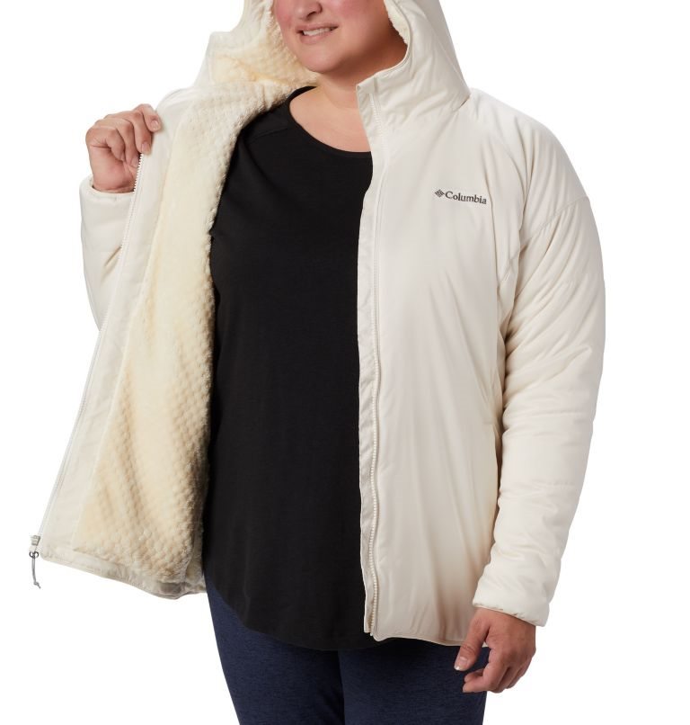Women's Columbia Kruser Ridge II Plush Shell Jackets Cream | Plus Size CA-D1408